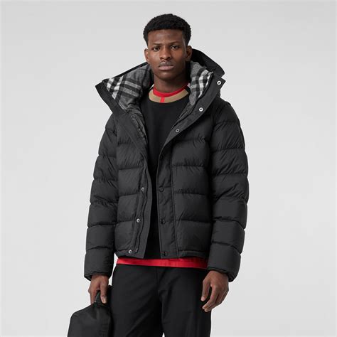 burberry jacket men's black|Burberry anorak jacket.